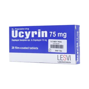 Thuốc Ucyrin 75mg Lesvi giảm những biến cố xơ vữa động mạch (2 vỉ x 14 viên)