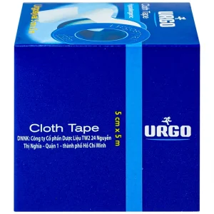 Băng keo lụa Urgosyval size 5cm x 5m băng các vết thương trong phẫu thuật, cố định thiết bị y tế