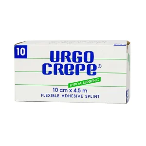 Băng keo thun co giãn Urgo Crepe size 10cm x 4.5m cố định phẫu thuật chỉnh hình, dự phòng chấn thương cơ khớp