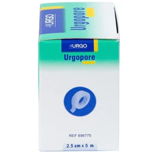 Băng keo giấy y tế Urgopore size 2.5cm x 5m thông thoáng cho da nhạy cảm, giúp kềm giữ nhanh, chắc chắn