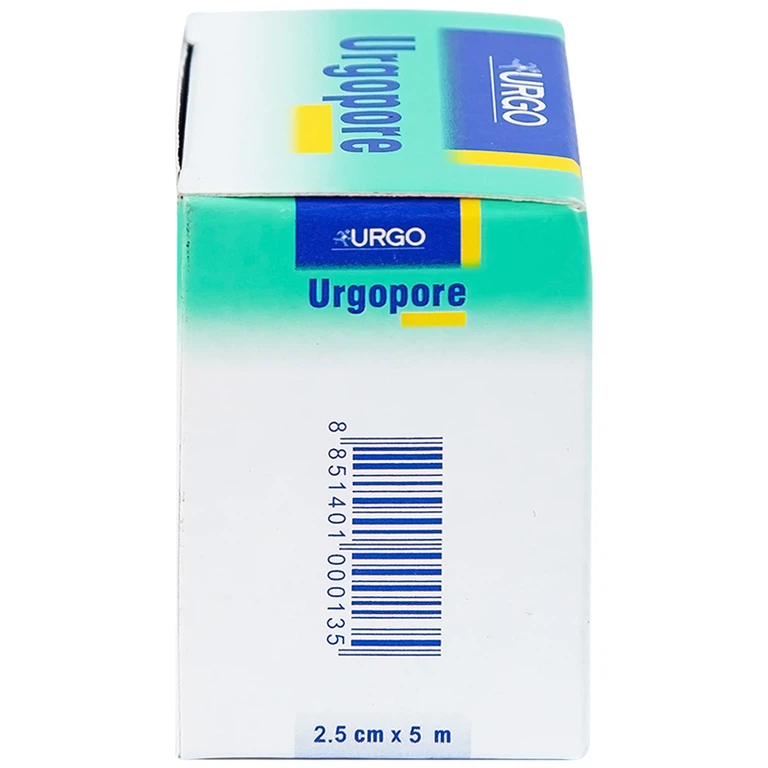 Băng keo giấy y tế Urgopore size 2.5cm x 5m thông thoáng cho da nhạy cảm, giúp kềm giữ nhanh, chắc chắn