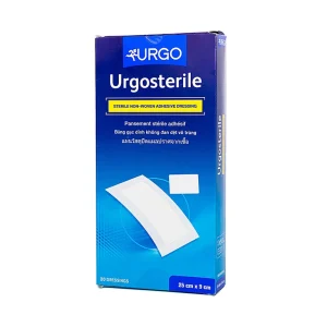Băng gạc y tế vô trùng Urgosterile size 25cm x 9cm băng các vết thương khâu, vết trầy xước, vết cắt (20 miếng)