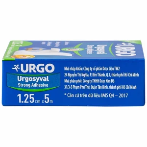 Băng keo lụa có độ dính cao Urgosyval Strong Adhessive size 1.25cm x 5m cố định băng gạc (1 cuộn)