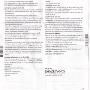 Thuốc Uruso Tab 300mg Daewoong điều trị sỏi mật (3 vỉ x 10 viên)