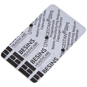 Thuốc Utrogestan 200mg Besins bổ sung nội tiết tố trong bệnh lý sản phụ khoa (15 viên)