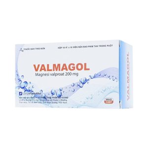 Thuốc Valmagol 200mg Davipharm điều trị các cơn đau toàn thể, cục bộ (10 vỉ x 10 viên)