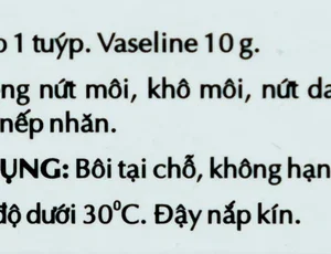 Kem Vaseline Pure OPC phòng nứt môi, khô môi, nứt da bàn chân, bàn tay (10g)