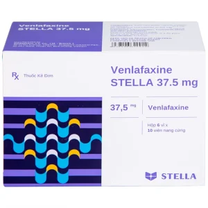 Thuốc Venlafaxine Stella 37.5mg điều trị các cơn trầm cảm nặng (6 vỉ x 10 viên)