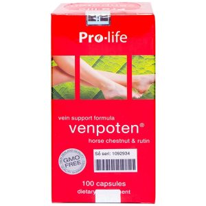 Viên uống Venpoten Pro-life hỗ trợ làm tăng trương lực tĩnh mạch (100 viên)