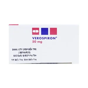Thuốc Verospiron 50mg Gedeon điều trị tăng huyết áp (3 vỉ x 10 viên)