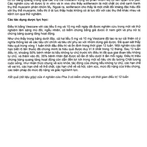 Thuốc Vesicare 5mg Astellas điều trị triệu chứng tiểu không tự chủ (3 vỉ x 10 viên)