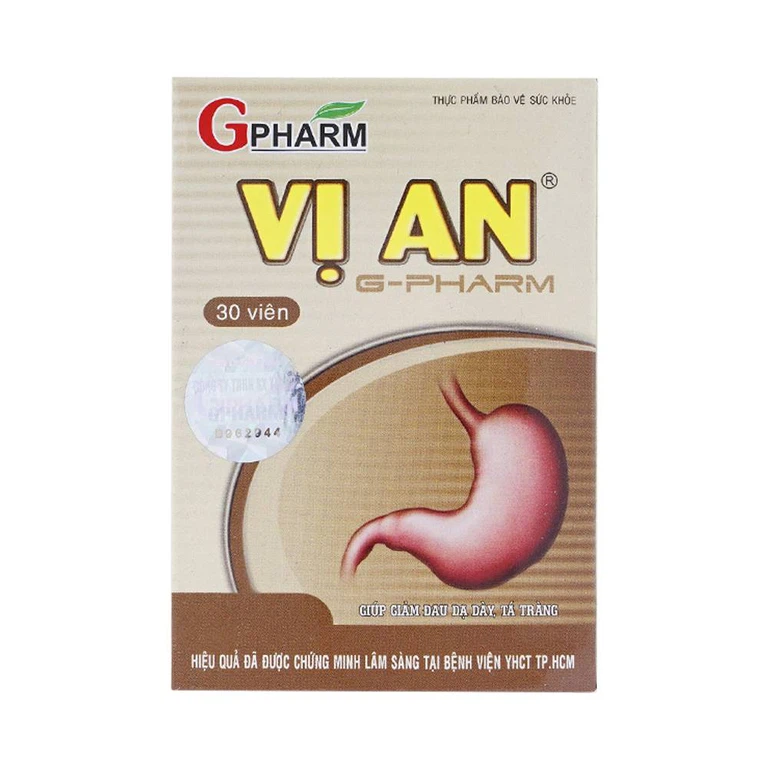 Viên uống Vị An GPharm giúp giảm đau dạ dày, tá tràng (30 viên)