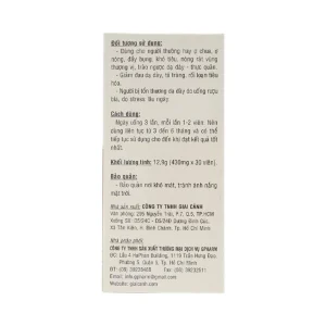 Viên uống Vị An GPharm giúp giảm đau dạ dày, tá tràng (30 viên)