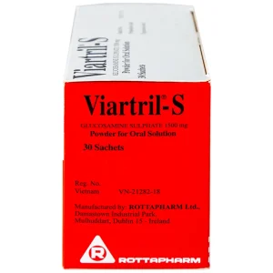 Bột pha uống Viartril-S 1500mg Rottapharm giảm triệu chứng thoái hóa khớp nhẹ và trung bình (30 gói)