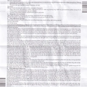 Thuốc Viartril-S 250mg Rottapharm giảm triệu chứng thoái hóa khớp (80 viên)