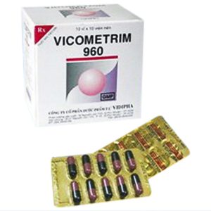 Thuốc Vicometrim 960 Vidipha điều trị và phòng ngừa viêm phổi (10 vỉ x 10 viên)