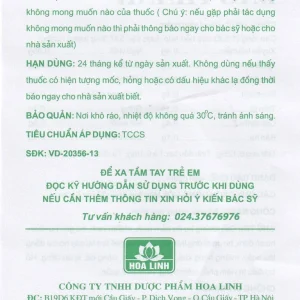 Viên ngậm Bảo Thanh Hoa Linh bổ phế, trừ ho, hoá đờm (20 vỉ x 5 viên)