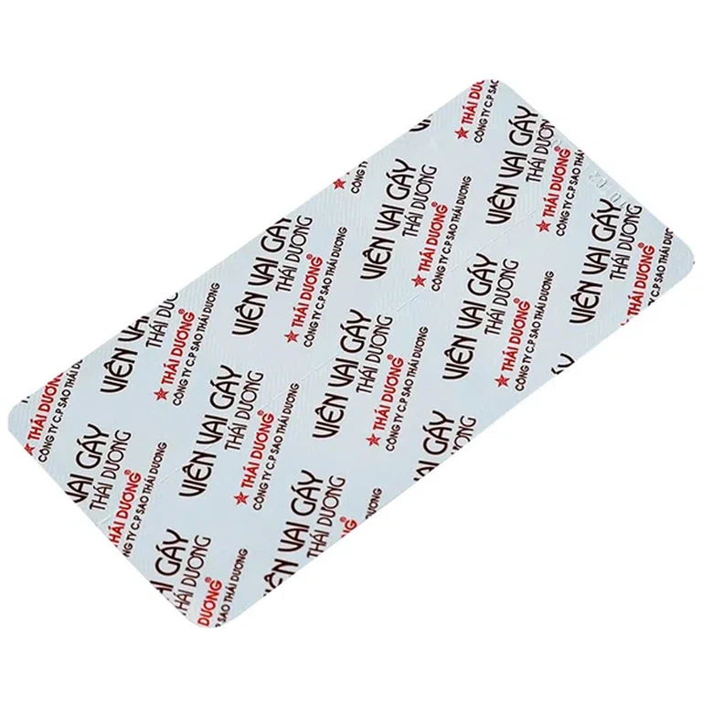 Viên Vai Gáy Thái Dương tăng lưu thông khí huyết, giảm triệu chứng đau mỏi vai gáy (2 vỉ x 6 viên)