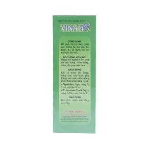 Viên uống Vinaho Thái Dương bổ phế, hỗ trợ làm giảm các chứng ho (100ml)