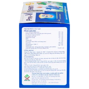 Cốm Pre-Vipteen 2 Vinh Gia giúp tăng chiều cao, tăng sức đề kháng (20 gói x 2g)