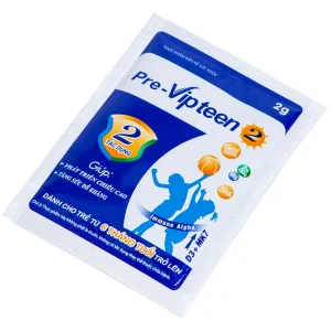 Cốm Pre-Vipteen 2 Vinh Gia giúp tăng chiều cao, tăng sức đề kháng (20 gói x 2g)