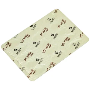 Viên uống Vit Hair Men Galien hỗ trợ giảm rụng tóc dành cho nam giới (4 vỉ x 15 viên)