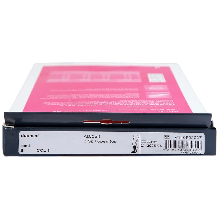 Vớ gối y khoa Duomed size S hỗ trợ điều trị suy tĩnh mạch, phù chân, đau nhức chân