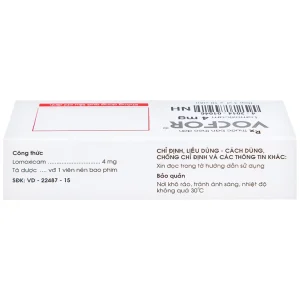 Thuốc Vocfor 4mg Medisun điều trị đau sau phẫu thuật (3 vỉ x 10 viên)