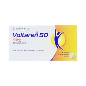 Thuốc Voltaren 50mg Novartis điều trị viêm và thoái hóa của bệnh thấp khớp (1 vỉ x 5 viên)