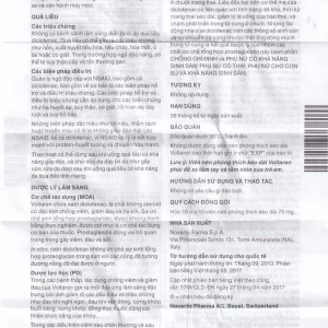 Thuốc Voltaren SR 75mg Novartis điều trị viêm và thoái hóa của bệnh thấp khớp (10 vỉ x 10 viên)