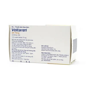 Thuốc Voltaren SR 75mg Novartis điều trị viêm và thoái hóa của bệnh thấp khớp (10 vỉ x 10 viên)