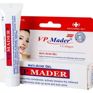 Gel VP Mader 15g Gamma làm khô và hỗ trợ trị các loại mụn bọc, mụn mủ, mụn đầu đen