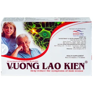 Viên uống Vương Lão Kiện Đông Tây hỗ trợ giảm triệu chứng run chân tay (3 vỉ x 10 viên)