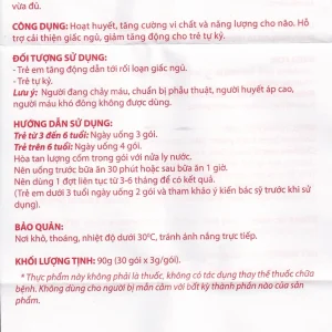 Bột Vương Não Khang IMC hoạt huyết, tăng cường vi chất cho não, cải thiện giấc ngủ (30 gói)
