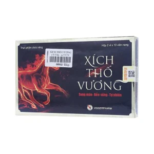Viên nang Xích Thố Vương Gia Nguyễn bổ thận, tráng dương, tăng cường sinh lực (2 vỉ x 10 viên)