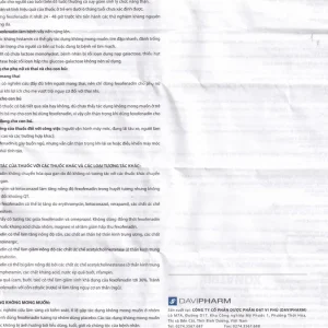 Thuốc Xonatrix Forte 180mg DaviPharm điều trị triệu chứng viêm mũi dị ứng theo mùa (10 vỉ x 10 viên)