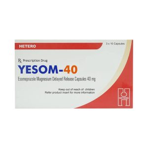 Thuốc Yesom 40 Hetero điều trị loét dạ dày - tá tràng lành tính (3 vỉ x 10 viên)