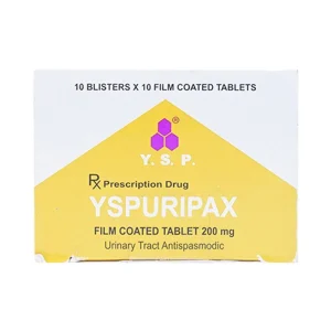 Thuốc YSPuripax giảm chứng tiểu khó, đau trên khớp mu bàng quang (10 vỉ x 10 viên)