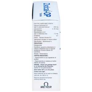 Thuốc Zedcal-OP Meyer điều trị loãng xương (5 vỉ x 6 viên)