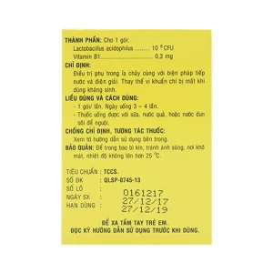 Thuốc bột uống Zentozin Mebiphar điều trị tiêu chảy (30 gói x 1g)