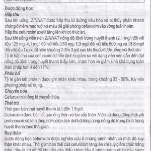 Cốm pha hỗn dịch uống Zinnat Suspension 125mg GSK hỗ trợ điều trị viêm xoang, viêm amidan (10 gói)