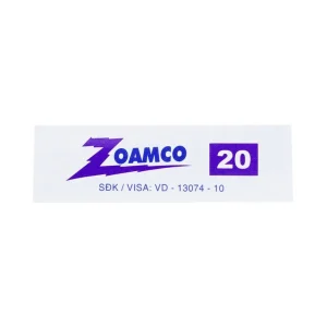 Thuốc Zoamco 20 Pymepharco điều trị rối loạn lipid máu (2 vỉ x 15 viên)