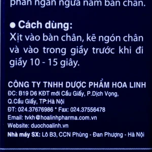 Chai xịt Zuchi Family Hoa Linh khử mùi hôi chân và giày (50ml)