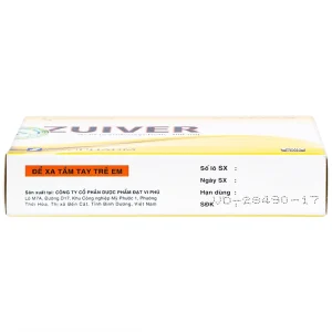 Thuốc Zuiver 300mg DaviPharm làm tan sỏi giàu cholesterol, điều trị sơ gan (3 vỉ x 10 viên)