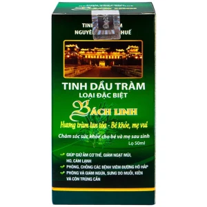 Tinh dầu tràm Bách Linh giữ ấm cơ thể, giảm ngạt mũi, ho, cảm lạnh (50ml)