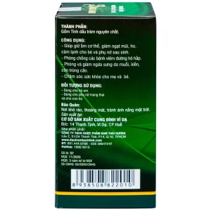 Tinh dầu tràm Bách Linh giữ ấm cơ thể, giảm ngạt mũi, ho, cảm lạnh (50ml)