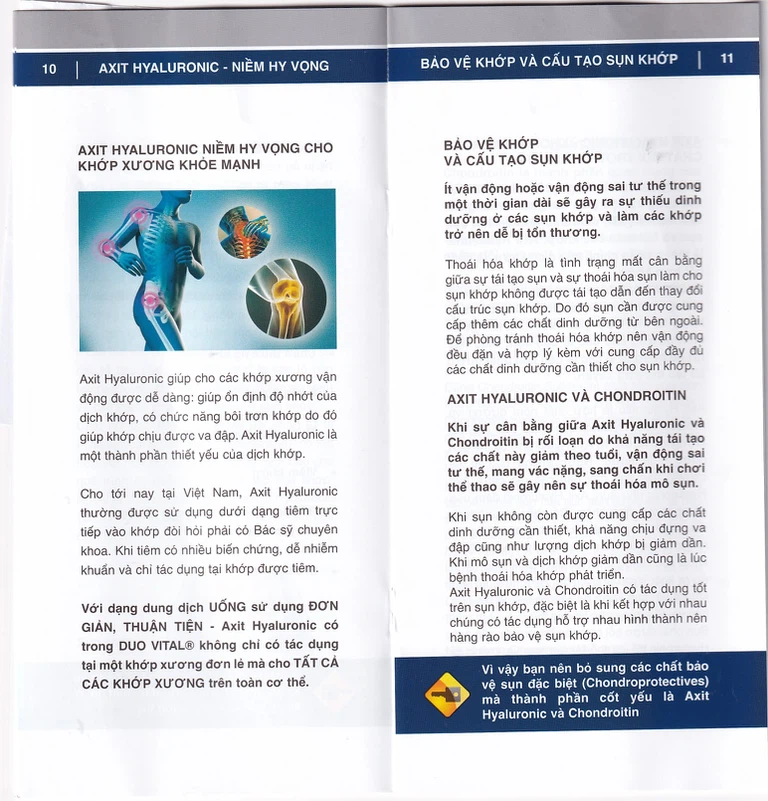 Dung dịch Duo Vital 500ml Gramme Revit giảm đau nhức khớp, thoái hoá khớp