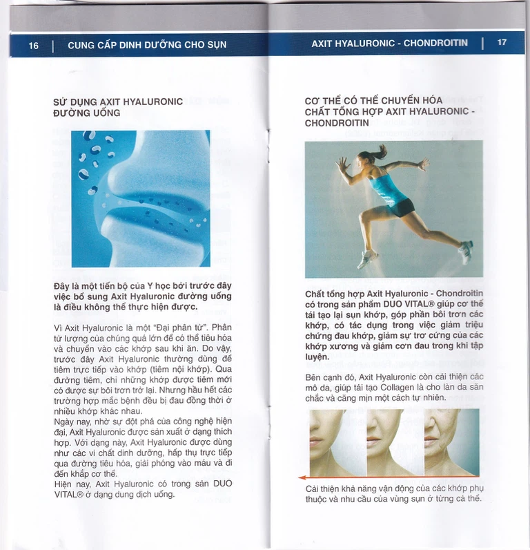 Dung dịch Duo Vital 500ml Gramme Revit giảm đau nhức khớp, thoái hoá khớp