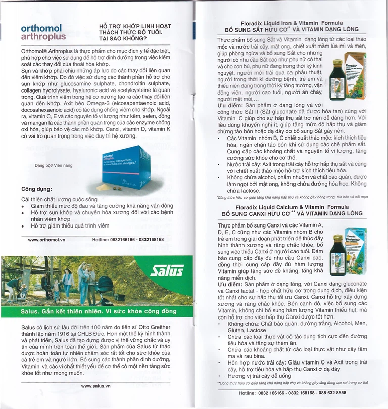 Dung dịch Duo Vital 500ml Gramme Revit giảm đau nhức khớp, thoái hoá khớp