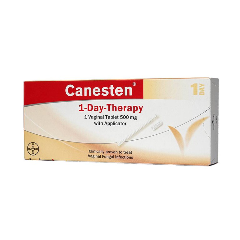 Viên đặt âm đạo Canesten 500mg Bayer hỗ trợ điều trị viêm âm đạo (1 viên)